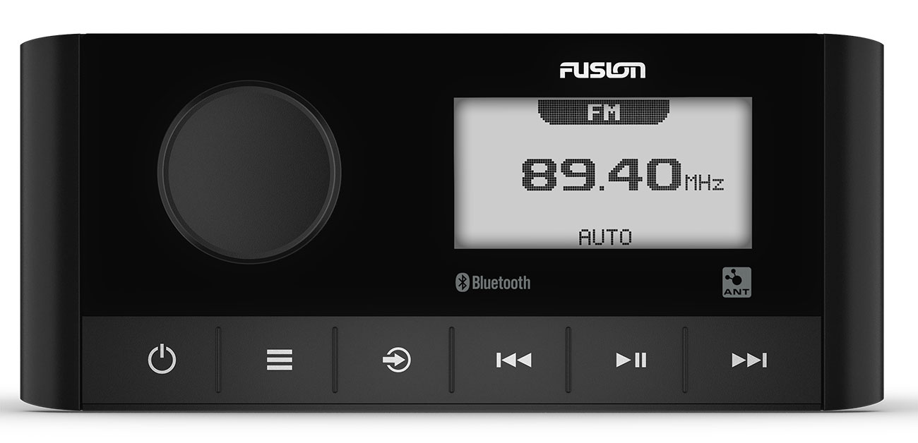 Front View of Garmin Radio