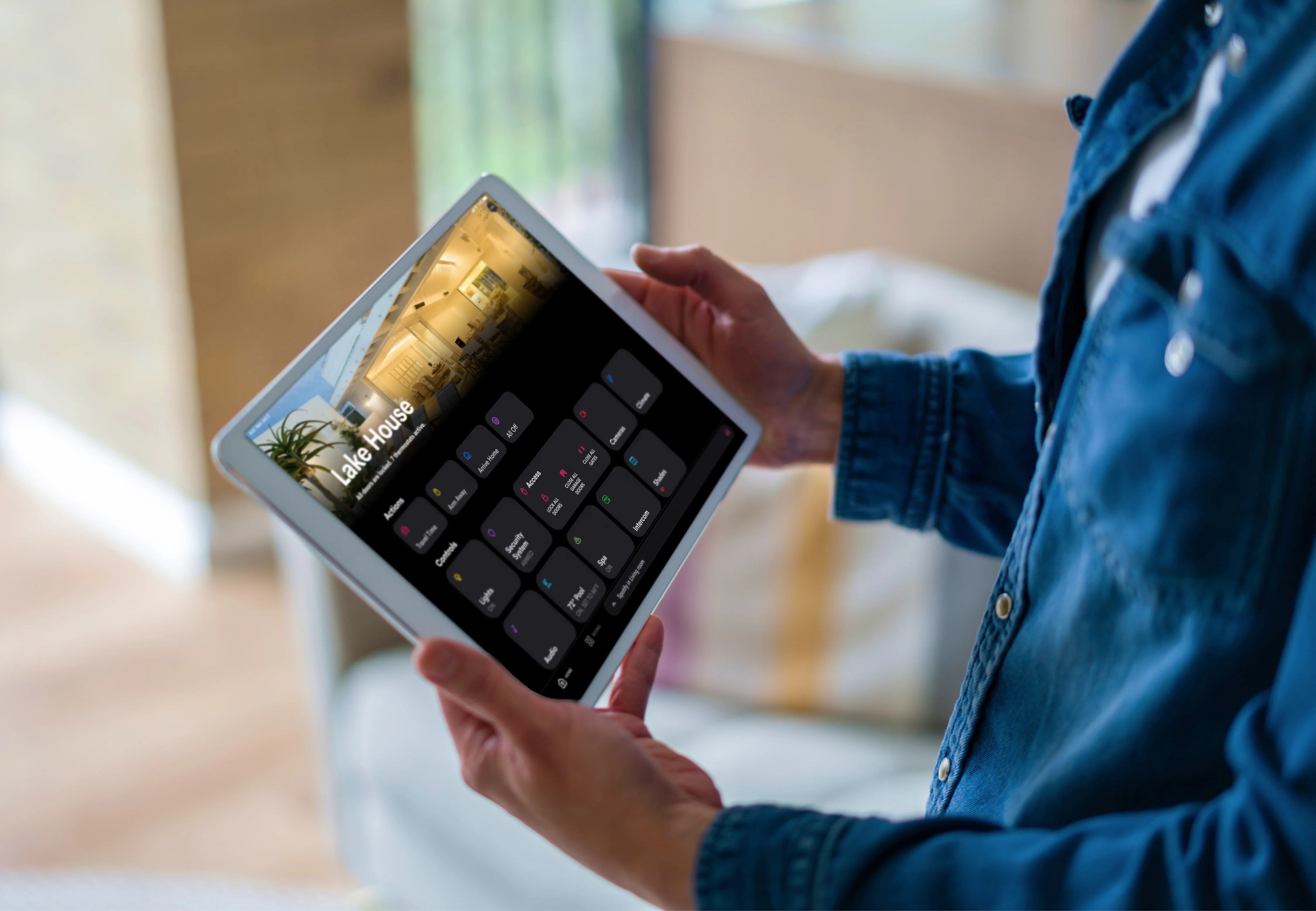 Luxury home security and privacy automation