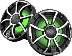 Wet Sounds REVO 8 Gunmetal 8" 2-Way Marine Speakers - REVO 8-XSGSS