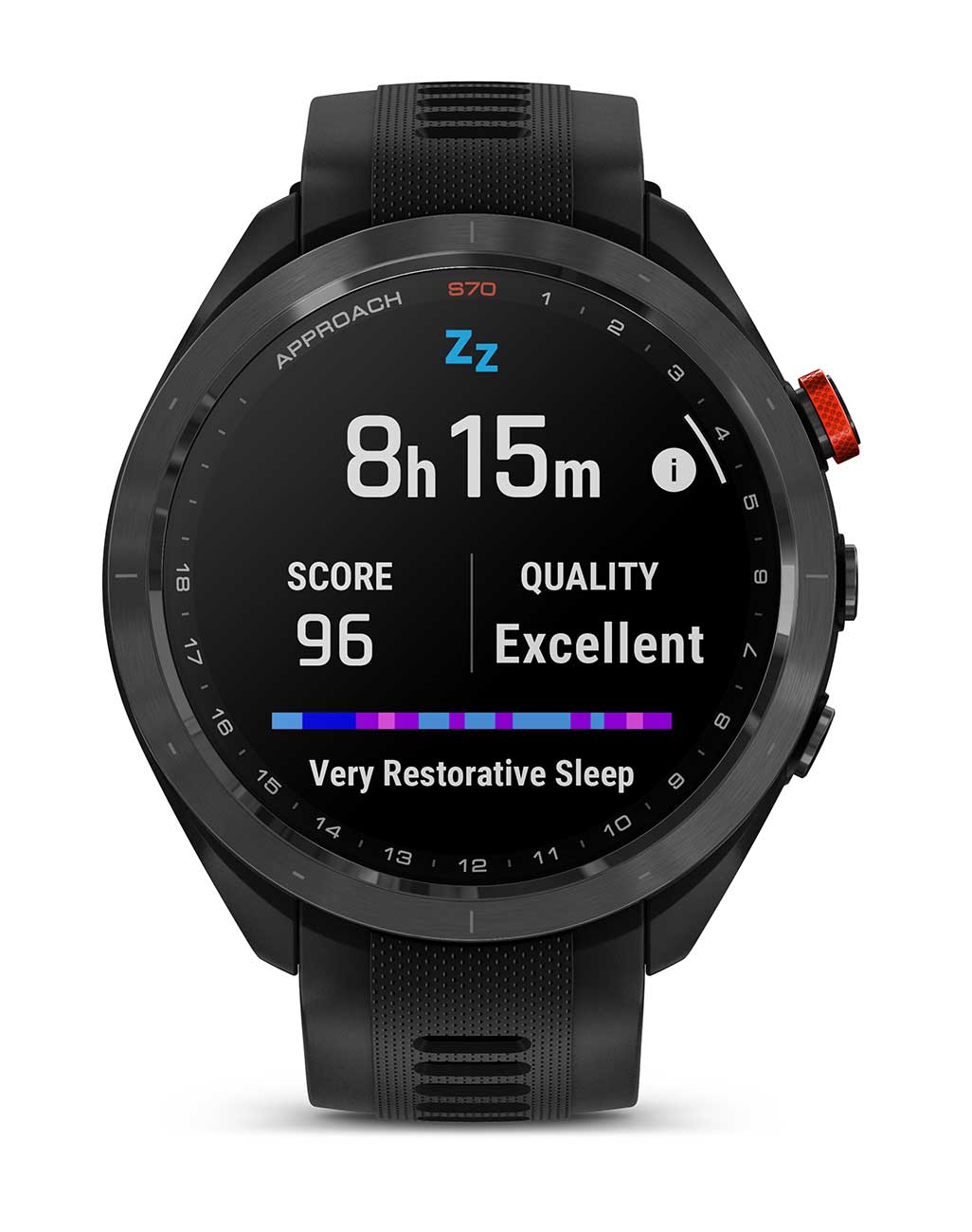 Front View of Approach S70 47mm (Sleep)