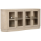 Classic Home Vander Buffet Solid Wood with 4 Doors in Cream Washed