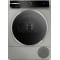 Bosch 800 Series Compact Electric Dryer With Heat Pump 24 Inch in Pearl Steel