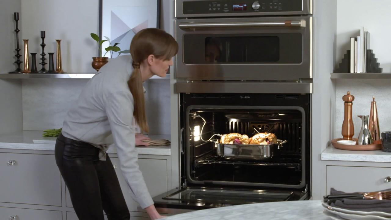 Watch Cafe Combination Wall Oven  True European Convection with Direct Air