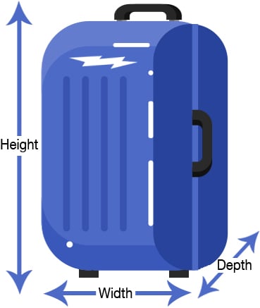 How to measure your luggage