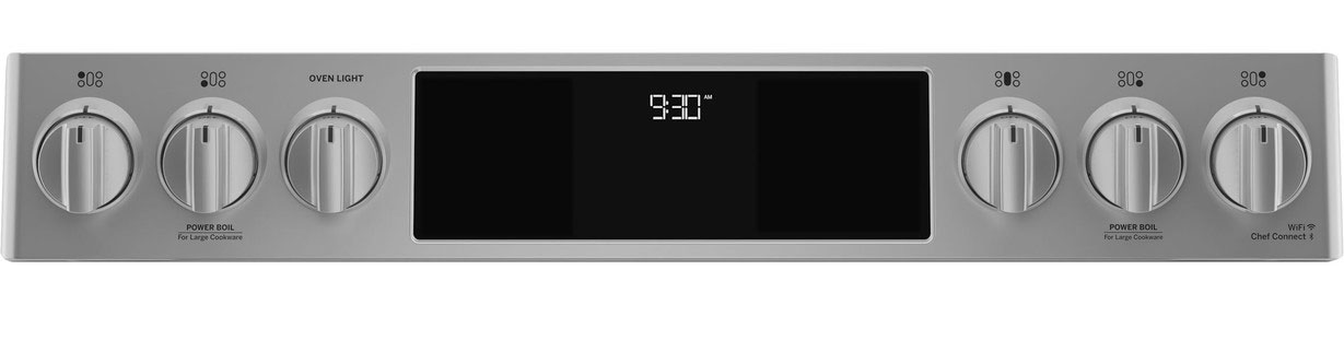 Control Panel View Of Ge Profile Gas Range