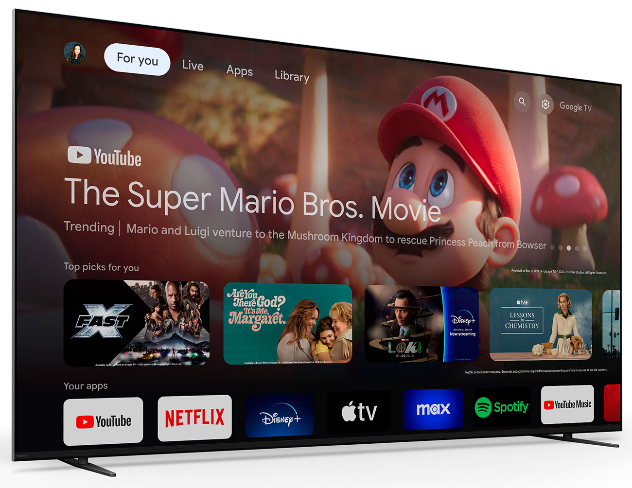 Dynamic View Of The TV
