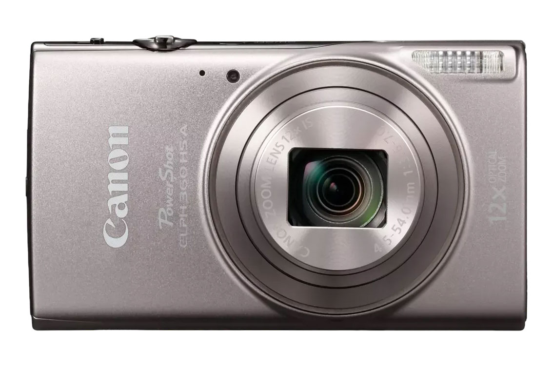 Front View of Canon Powershot Camera