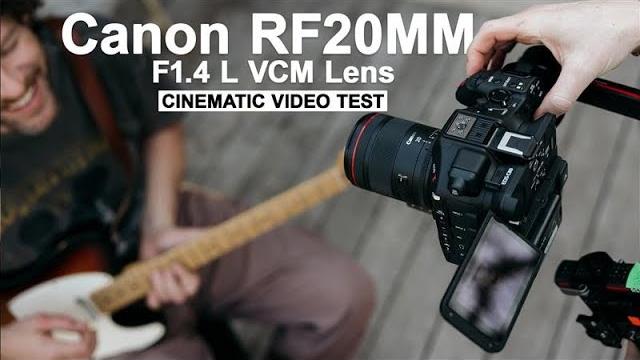 Watch Behind-the-Scenes with the Canon RF20mm F1.4 L VCM Lens | Cinematic Lens Test [Docu / Live Music]