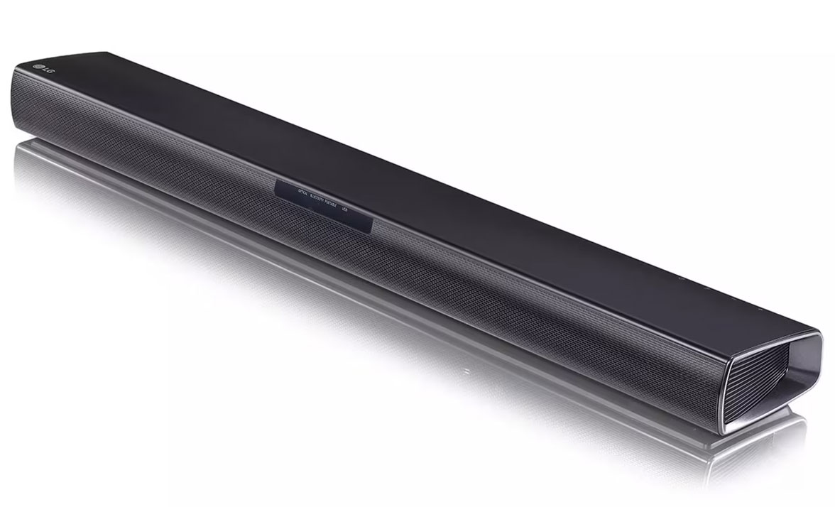 Top Angled View of LG Soundbar