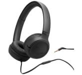 JBL Tune 530 Wired On-Ear Headphones in Black - JBLT530BLKAM
