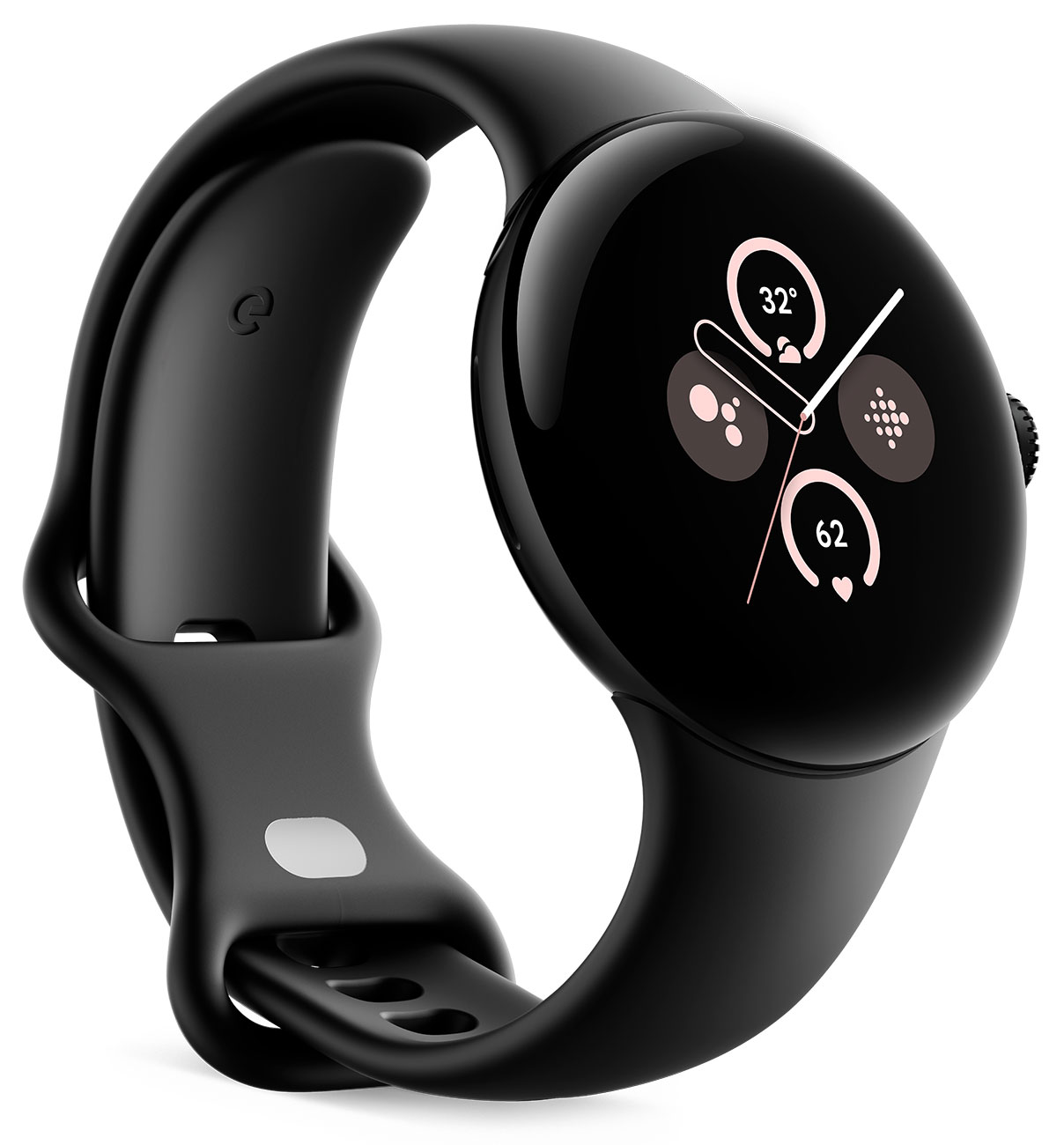 Front Left View of Google Smartwatch