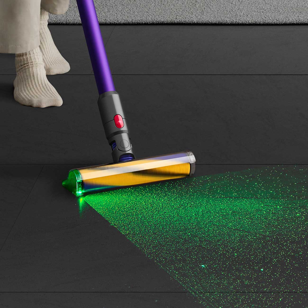 Gen5Detect Stick Vacuum Laser Detail