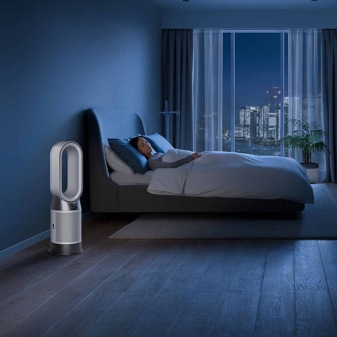 Feature View of Air Purifier Night Mode