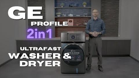 Watch GE Profile UltraFast Washer/Dryer Combo Overview - PFQ97HSPVDS