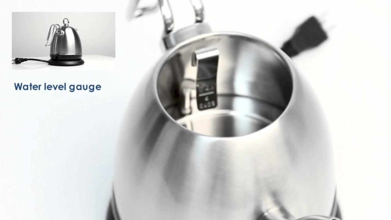 Watch Chantal's Mia Electric Kettle with No Plastic Interior