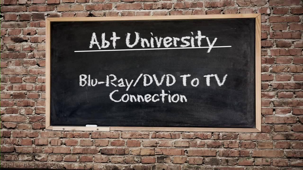 How-To: Connect Your Blu-Ray/DVD Player to a TV Video