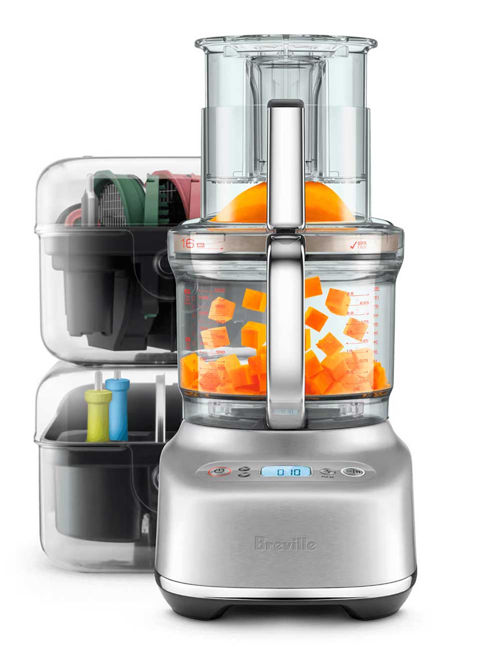 Front view of Food Processor (Food)