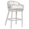 Sunset West Dana Bar Stool in Linen Canvas Sunbrella | Natural Linen