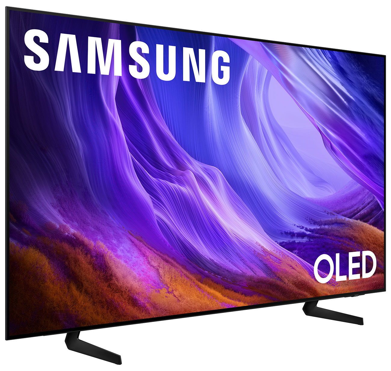 Front Left View of Samsung OLED TV