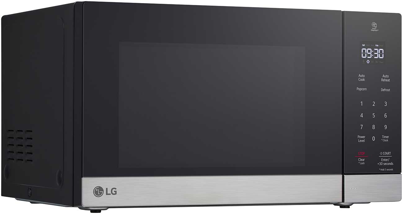 Right View of LG Countertop Microwave