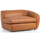 Four Hands Saldana Left Arm Facing Sectional Piece in Lorento Cognac Leather