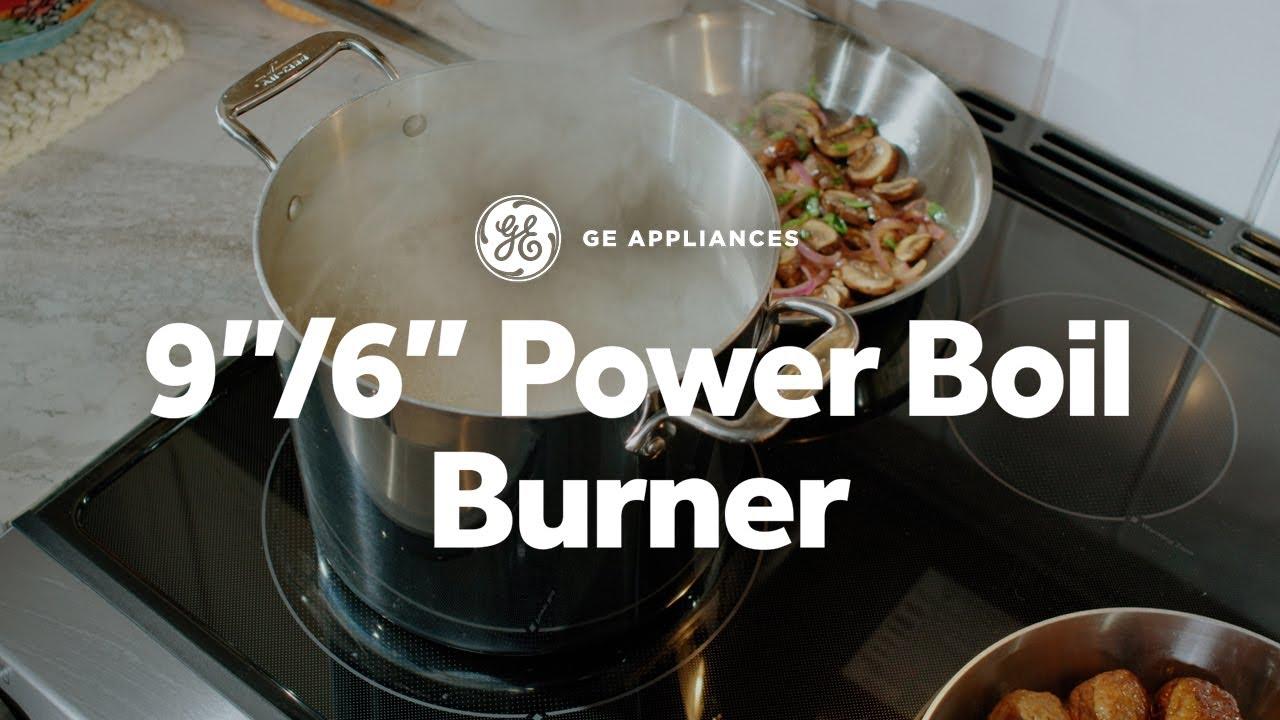 Watch GE Appliances Range with Power Boil Burner
