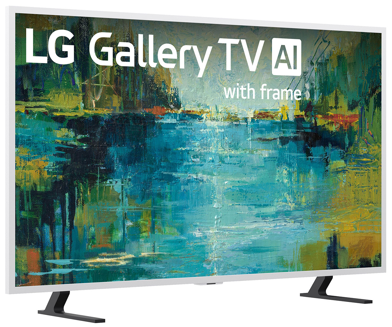 Front Left View of LG MiniLED TV