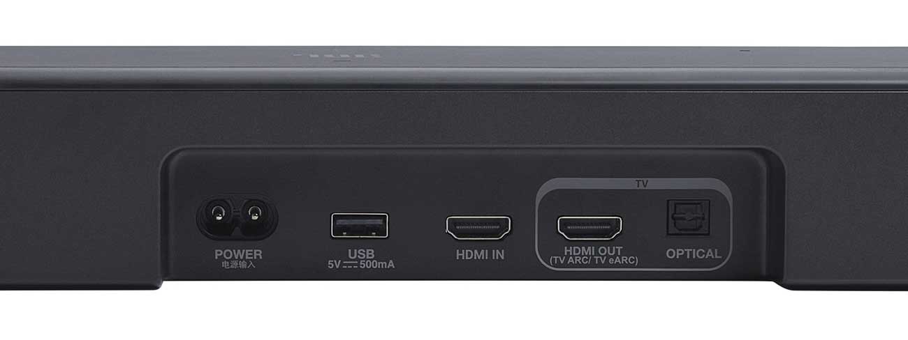 Bar 500MK2 5.1-Channel Soundbar Inputs/Outputs Detail