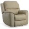 Flexsteel Henry Leather Power Recliner With Power Headrest & Lumbar