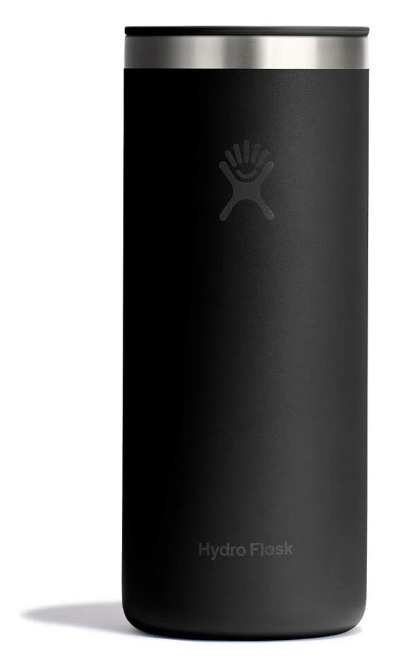 Front view of Hydro Flask 20 Oz Coffee Cup in Black
