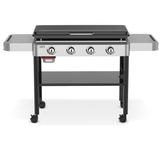 Weber Rust-Resistant 4 Burner Liquid Propane Griddle 36-Inch Wide in Black - 1501006