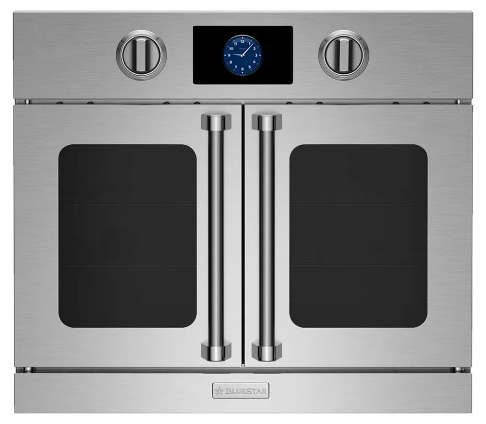 BlueStar 30" Stainless Steel Electric Wall Oven With French Doors
