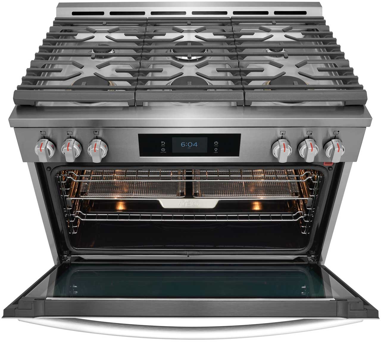 Angle Forward view of Frigidaire Range