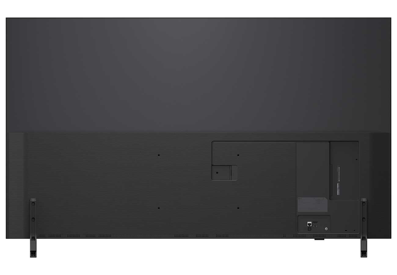 Rear view of QNED82 Series TV