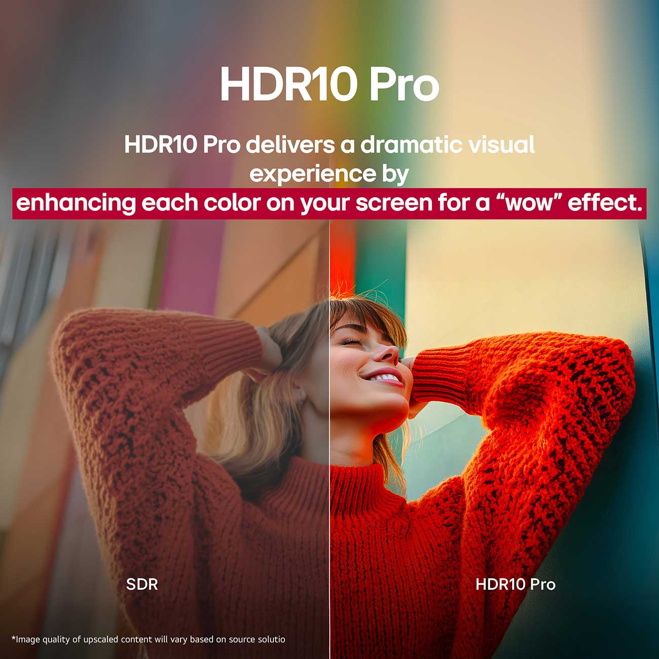 4K UHD TV HDR10 Pro Detail