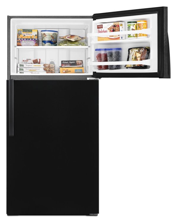 Large image of Whirlpool ADA 14.33 Cu. Ft. Top-Freezer Refrigerator 28-Inch Wide in Black