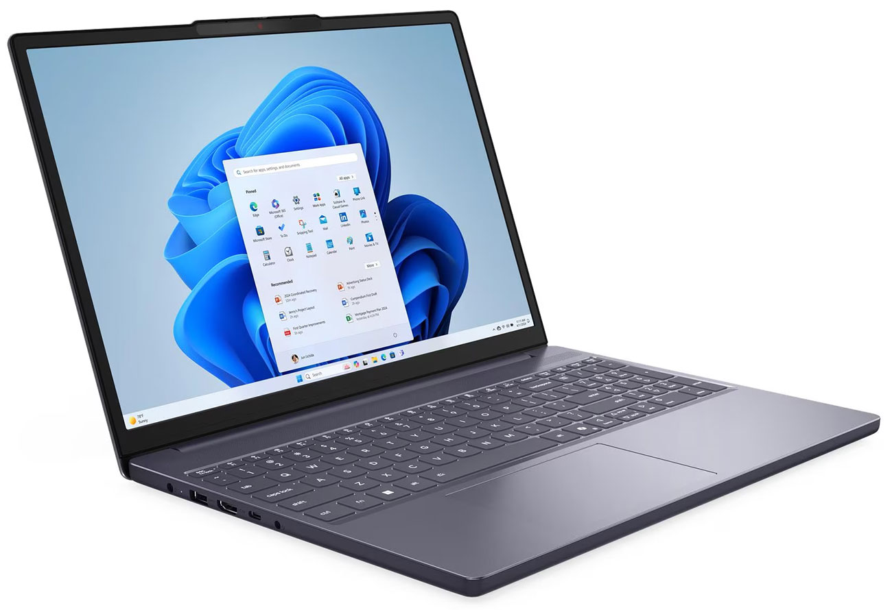 Front Left View of Lenovo Laptop