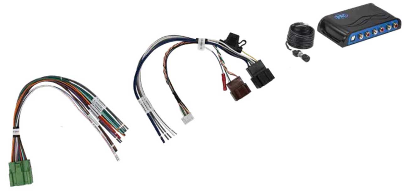 Front view of AmpPRO Amplifier Integration Interface for Select 2023-Up GM Vehicles