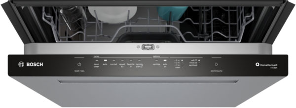 Control Panel view of Bosch Dishwasher
