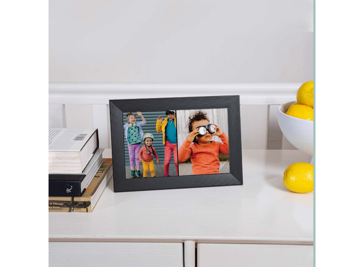 Aura Carver 10.1" Gravel Digital Picture Frame - AF903-BLK