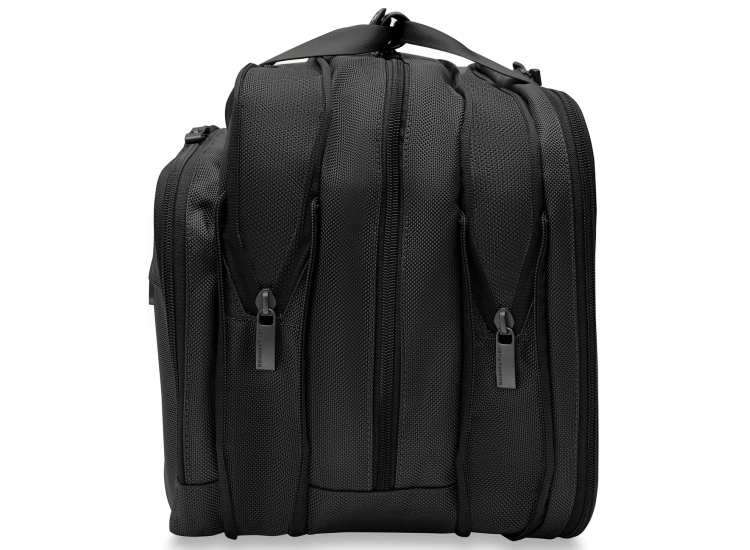 BagBase BG855 Roll Top Backpack - 12L Laptop Backpack, Padded For Up To 15.6" Devices, 600D Polyester (Black, M)