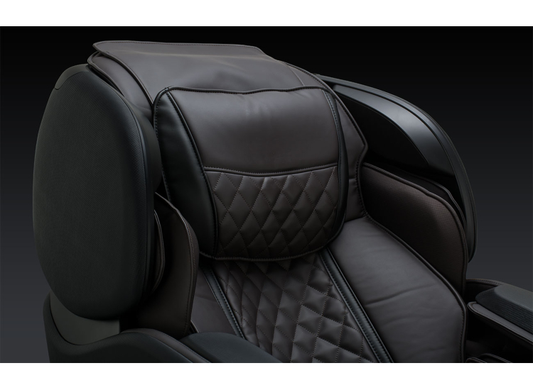 Cozzia Qi SE Massage Chair In Espresso/Pearl Black Finish - CZ-711-8929