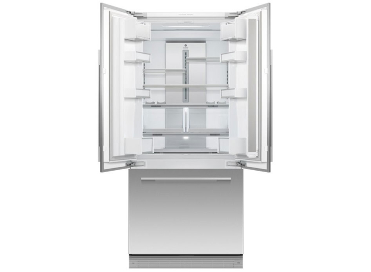 Fisher & Paykel Series 7 14.7 Cu. Ft. Built-In French Door Refrigerator with Ice and Water Dispenser 32-Inch Wide in Custom Panel - RS32A72U1