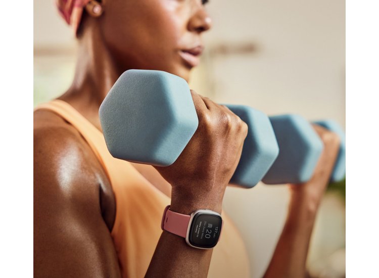 Fitbit Versa Rose Pink Smartwatch FB523RGRW-US Abt