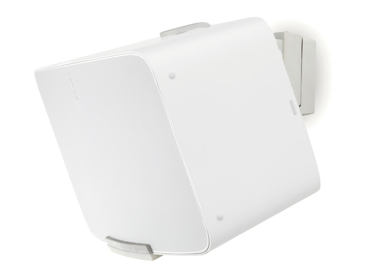 Flexson White Wall Mount For SONOS FIVE Or PLAY:5 (Each) - FLXS5WM1011