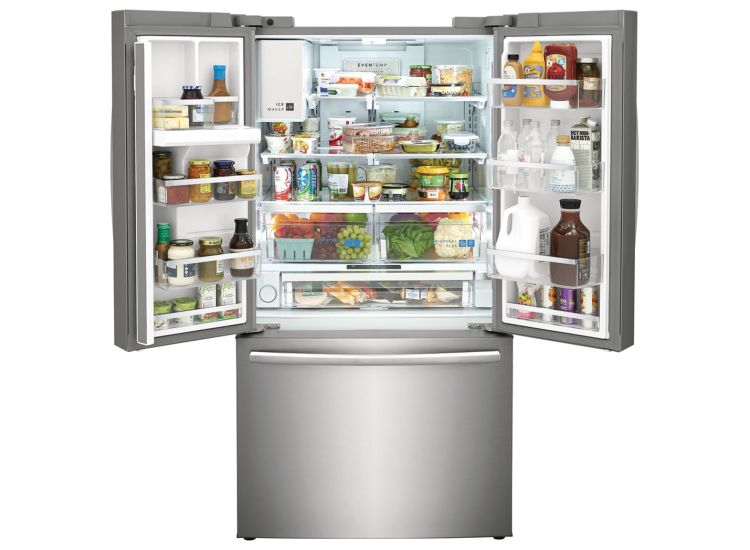 Frigidaire Gallery 28 Cu. Ft. Standard-Depth French Door Refrigerator 36-Inch Wide in Smudge-Proof Stainless Steel - GRFS2853AF