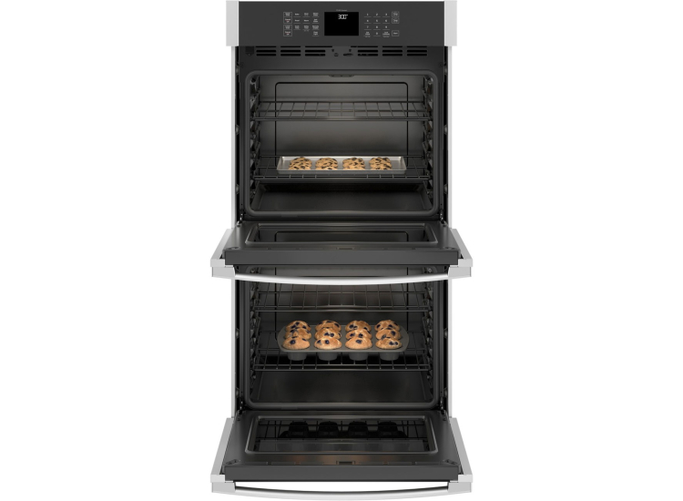 GE 27" Stainless Steel Built-In Smart Double Wall Oven - JKD3000SNSS