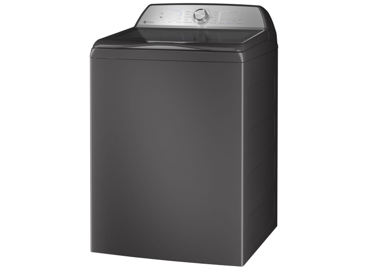 GE Profile 5 Cu. Ft. Diamond Grey Washer With Smarter Wash Technology And FlexDispense - PTW600BPRDG