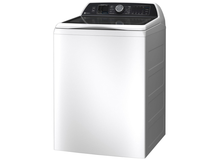 GE Profile 5.4 Cu. Ft. White Washer With Smarter Wash Technology And FlexDispense - PTW700BSTWS