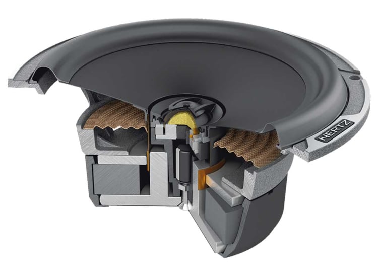 HERTZ MPX 165.3 PRO 6.5" Coaxial 2-Way Speakers (Pair) - MPX165.3